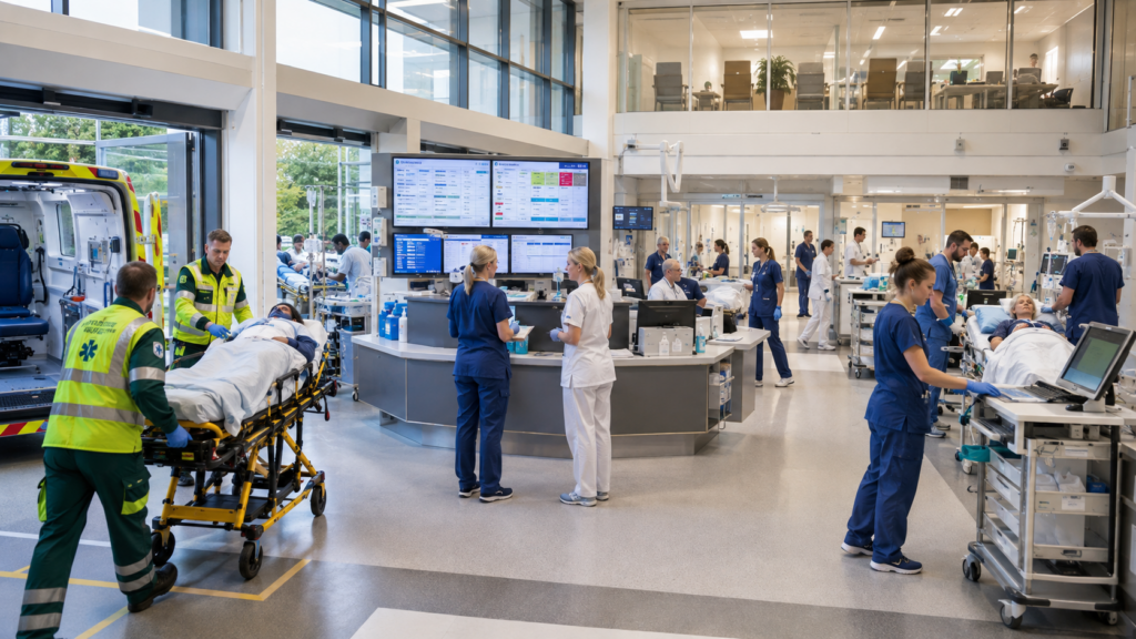 Akutmodtagelsen er blevet hospitalets kommandocentral