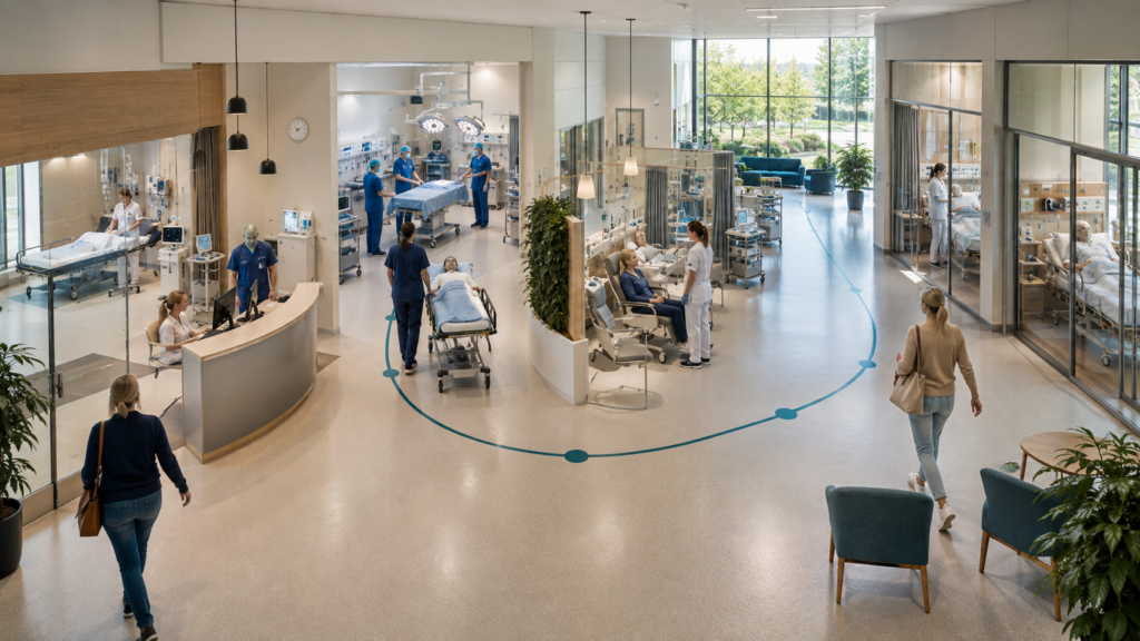 Fra hospitalsseng til behandlingsplads