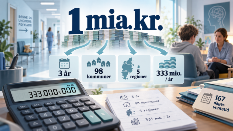 1 Mia. kr. til børnepsykiatrien