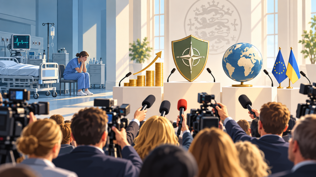 Pressekonference om sundhed og sikkerhed